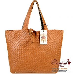 Original Design Unique Weaved Pattern and Reversible Handbag